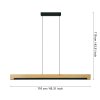 Illuminazione Eglo CAMACHO Lampadario a sospensione LED Marrone, Nero