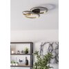 Illuminazione Eglo CALLIERA Plafoniera LED Ottone, Nero