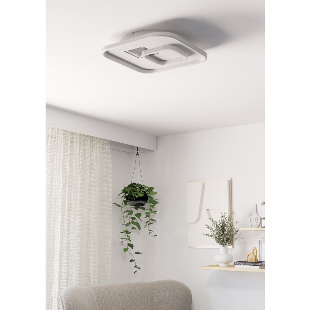 Illuminazione Eglo TIRIOLO Plafoniera, Applique e plafoniera LED Argento, Bianco main product photo