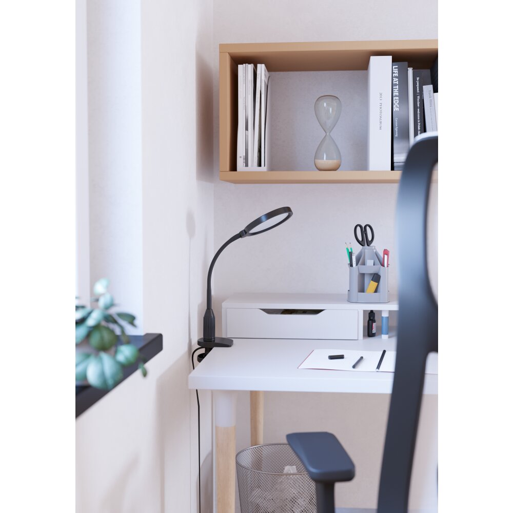 Illuminazione Eglo LAURO Lampada con pinza LED Nero main product photo