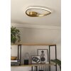 Illuminazione Eglo MOSCHELLA Plafoniera LED Ottone, Cambia colore