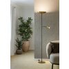 Illuminazione Eglo CONIVARINO Lampada da terra LED Ottone, Nero