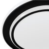 Illuminazione Eglo MOSCHETTA Plafoniera LED Nero, Cambia colore