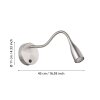 Illuminazione Eglo EGLO Applique LED Nichel opaco