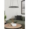 Illuminazione Eglo MEZZOMONTE Lampadario a sospensione LED Nero, Telecomando