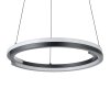 Illuminazione Eglo MEZZOMONTE Lampadario a sospensione LED Nero, Telecomando
