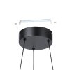 Illuminazione Eglo MEZZOMONTE Lampadario a sospensione LED Bronzo, Nero, Telecomando