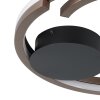 Illuminazione Eglo MEZZOMONTE Plafoniera LED Bronzo, Nero, Telecomando