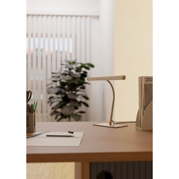 Illuminazione Eglo RICCIONE Lampada da tavolo LED Nichel opaco