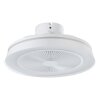 Illuminazione Eglo mit Lampada con ventilatore LED bianco opaco, Telecomando, Cambia colore