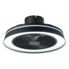 Illuminazione Eglo mit Lampada con ventilatore LED Nero, Telecomando, Cambia colore