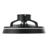 Illuminazione Eglo mit Lampada con ventilatore LED Nero, Telecomando, Cambia colore