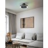 Illuminazione Eglo mit Lampada con ventilatore LED Nero, Telecomando, Cambia colore