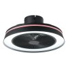 Illuminazione Eglo mit Lampada con ventilatore LED Nero, Telecomando, Cambia colore