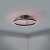 Illuminazione Eglo mit Lampada con ventilatore LED Nero, Telecomando, Cambia colore