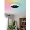 Illuminazione Eglo mit Lampada con ventilatore LED Nero, Bianco, Telecomando, Cambia colore