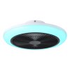 Illuminazione Eglo mit Lampada con ventilatore LED Nero, Bianco, Telecomando, Cambia colore