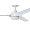 Illuminazione Eglo ORCUTT Lampada con ventilatore LED bianco opaco, Telecomando