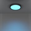 Illuminazione Eglo 6-Z Plafoniera LED Nero, Cambia colore