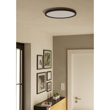 Illuminazione Eglo ROVITO-Z Plafoniera LED Nero, Cambia colore