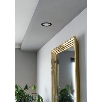 Illuminazione Eglo 6-Z Lampada da incasso LED Nero, Cambia colore