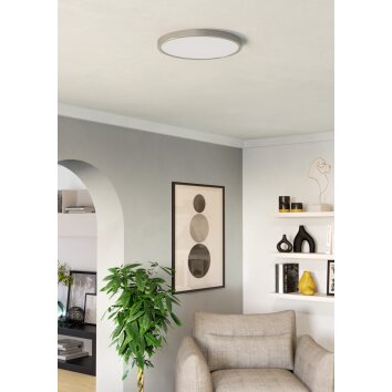 Illuminazione Eglo 6-Z Plafoniera, Applique LED Nichel opaco, Cambia colore
