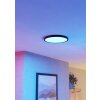 Illuminazione Eglo 6-Z Plafoniera, Applique LED Nero, Cambia colore