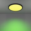 Illuminazione Eglo 6-Z Plafoniera, Applique LED Nero, Cambia colore