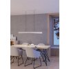 Illuminazione Eglo BOLOGNANO-Z Lampadario a sospensione LED Grigio, Cambia colore