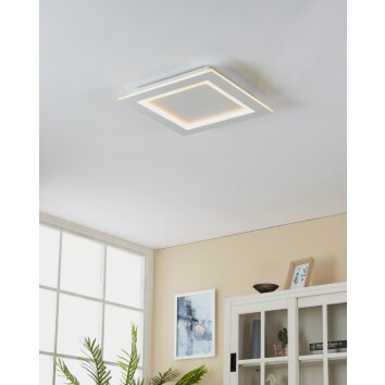 Illuminazione Eglo PADROGIANO-Z Plafoniera LED Bianco, Cambia colore