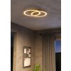 Illuminazione Eglo LOMALTAS-Z Plafoniera LED Marrone, Nero