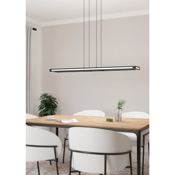 Illuminazione Eglo SALVILANAS-Z Lampadario a sospensione LED Nero