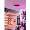 Illuminazione Eglo LORETELLO-Z Plafoniera LED Nero, Cambia colore