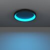 Illuminazione Eglo LORETELLO-Z Plafoniera LED Nero, Cambia colore