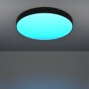 Illuminazione Eglo GALLIZZI-Z Plafoniera LED Nero, Cambia colore