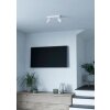 Illuminazione Eglo MELITELLO-Z Plafoniera, Faretto da soffitto LED Bianco, Cambia colore