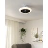 Illuminazione Eglo mit Lampada con ventilatore LED Nero, Bianco, Telecomando