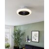 Illuminazione Eglo mit Lampada con ventilatore LED Nero, Bianco, Telecomando