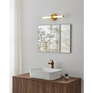 Illuminazione Eglo RAMOLA Lampada da specchio LED Ottone