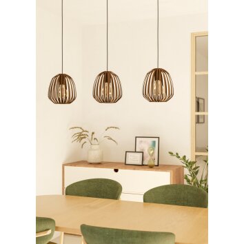 Illuminazione Eglo ESPINAL Lampadario a sospensione Bronzo