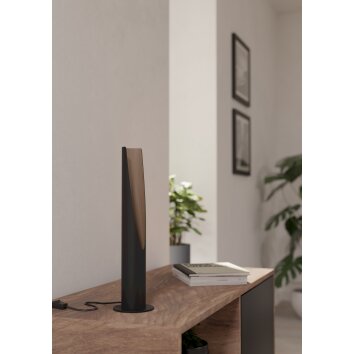 Illuminazione Eglo BARBOTTO Lampada da tavolo LED Marrone, Nero