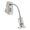 Illuminazione Eglo EGLO Lampade con presa elettrica LED Cromo, Nichel opaco