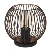Illuminazione Eglo ALMANZORA Lampada da tavolo Ramato, Nero
