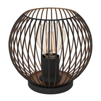 Illuminazione Eglo ALMANZORA Lampada da tavolo Ramato, Nero