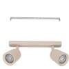 Illuminazione Eglo CAMALDOLI Plafoniera, Faretto da soffitto Sabbia