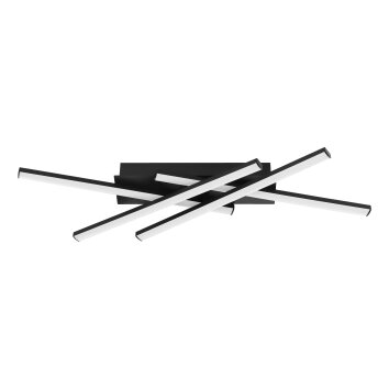 Illuminazione Eglo VASCELLA Plafoniera LED Nero