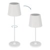 Illuminazione Eglo CABOZO Lampada da tavolo LED Bianco, Telecomando