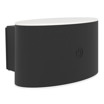 Illuminazione Eglo VALGIANO Applique LED Nero, Telecomando