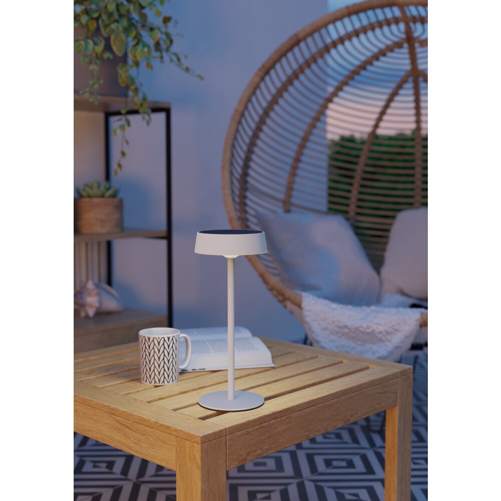 Illuminazione Eglo SIMERI Lampada da tavolo LED Bianco, Telecomando main product photo