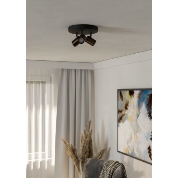 Illuminazione Eglo EGLO Plafoniera, Faretto da soffitto Bronzo, Nero